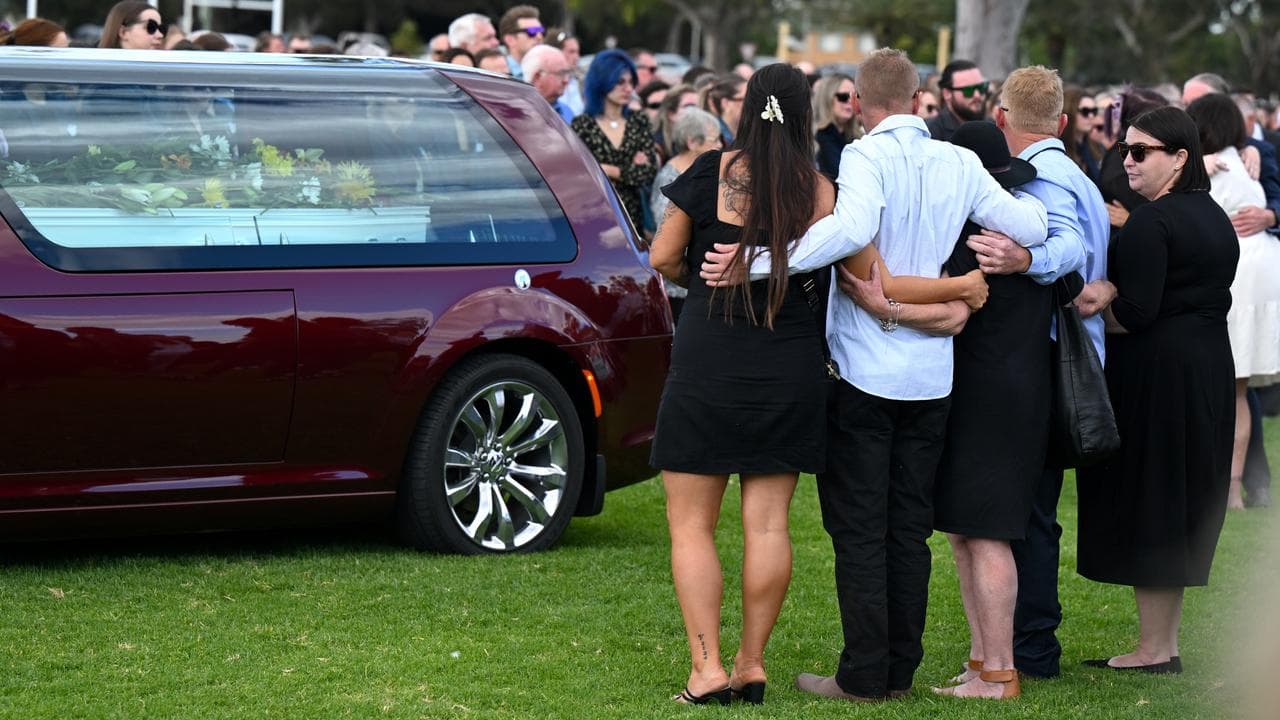 Molly Ticehurst's funeral (file)