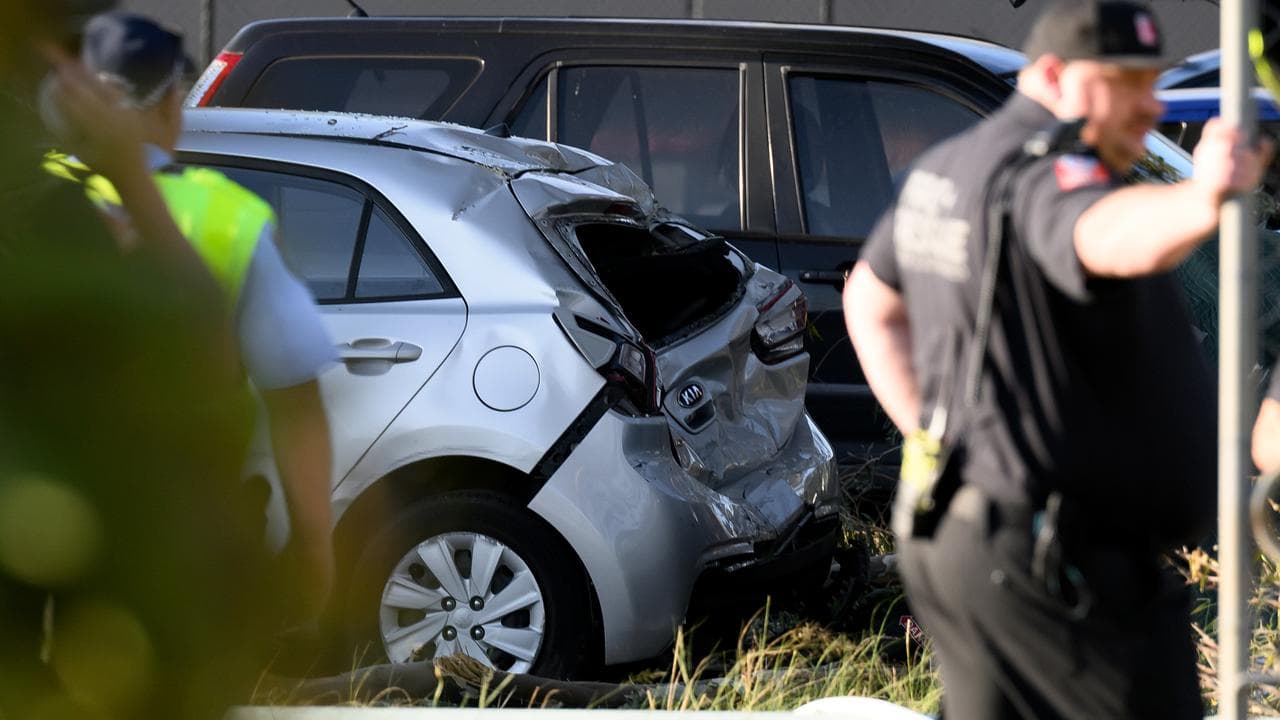 Emergency services attend the scene of a fatal helicopter crash