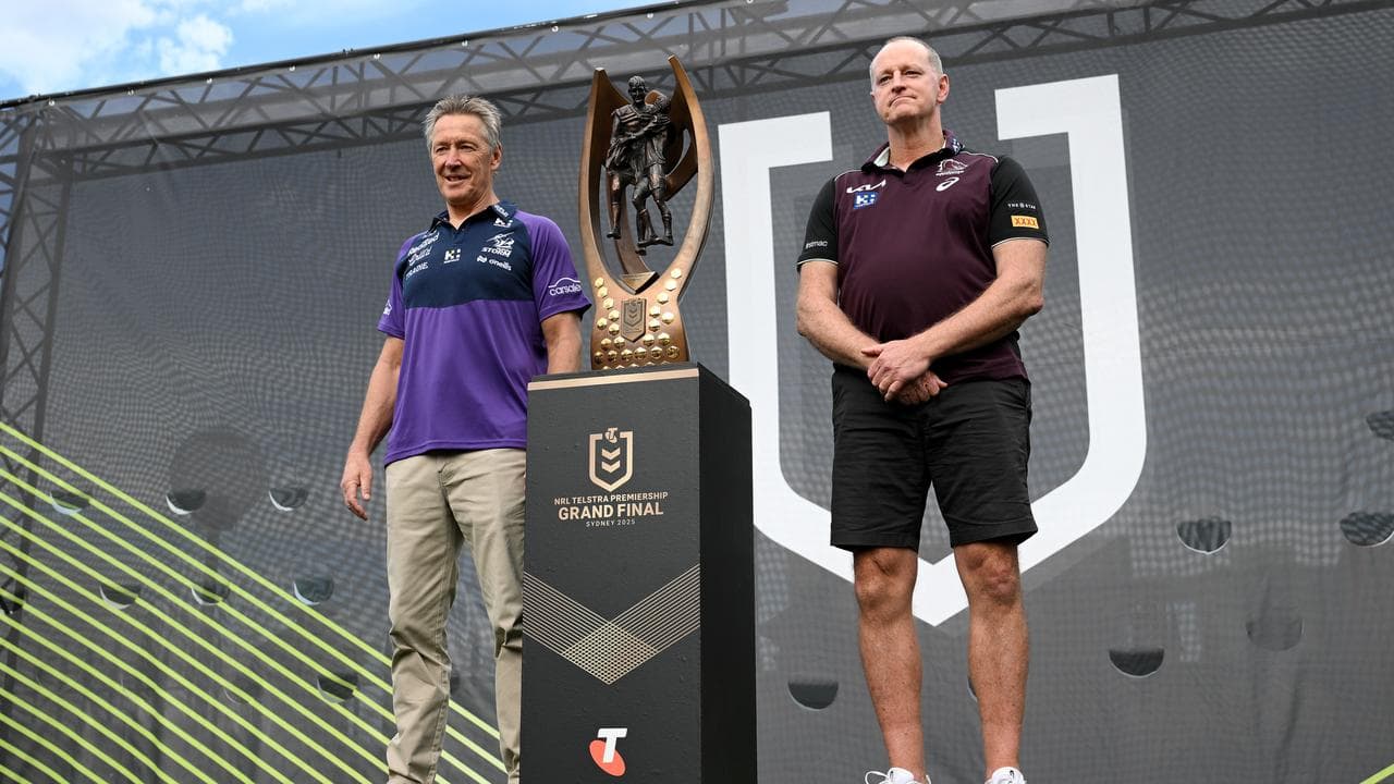 Rival coaches Craig Bellamy and Michael Maguire