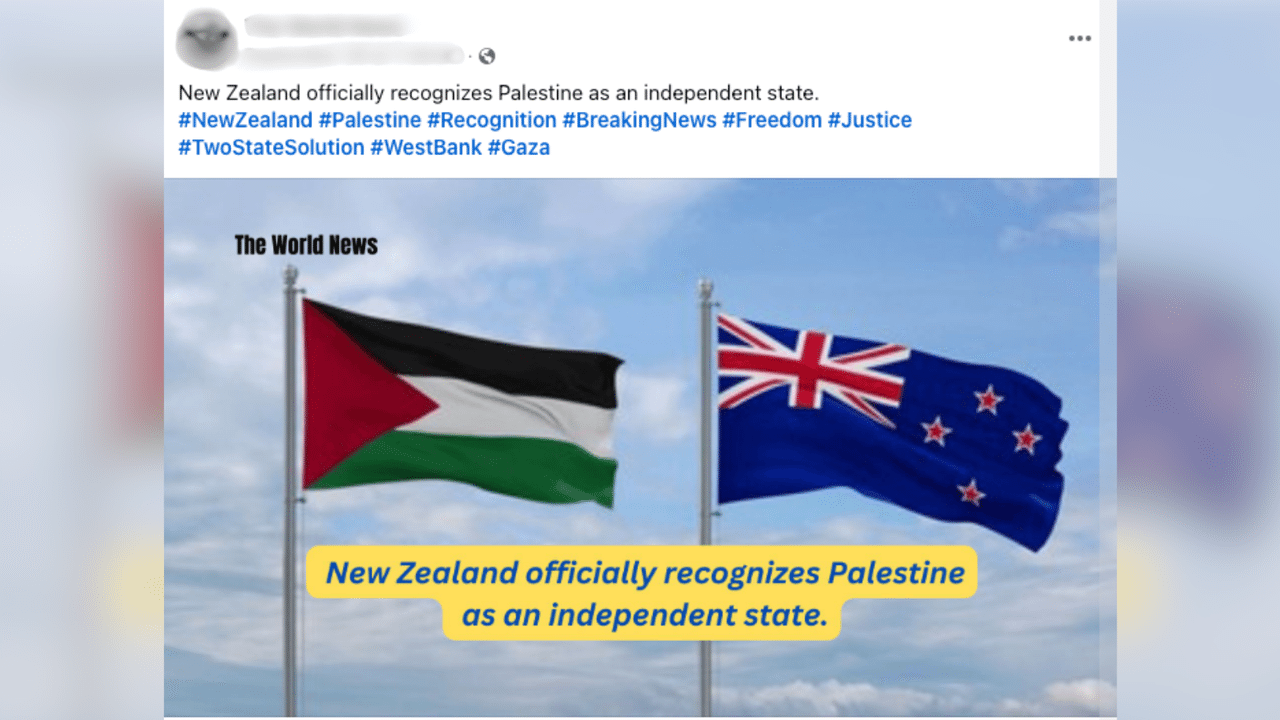 A screenshot of a Facebook post.