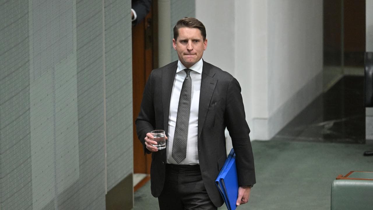 Liberal MP Andrew Hastie in parliament