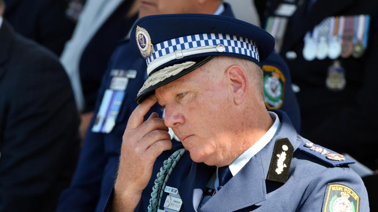 Former NSW Police Commissioner Mick Fuller (file)