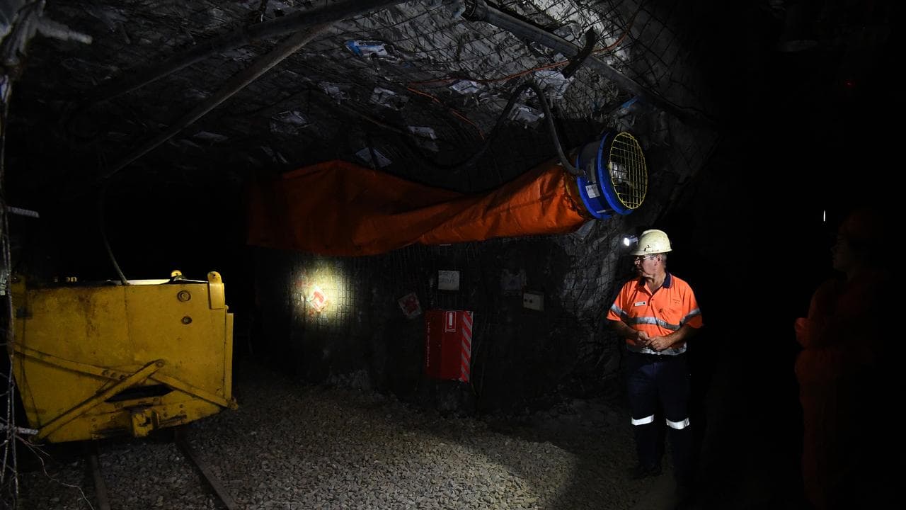 the Hard Times Mine in the outback city of Mount Isa