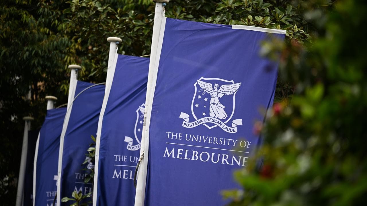 Signage for The University of Melbourne (file image)