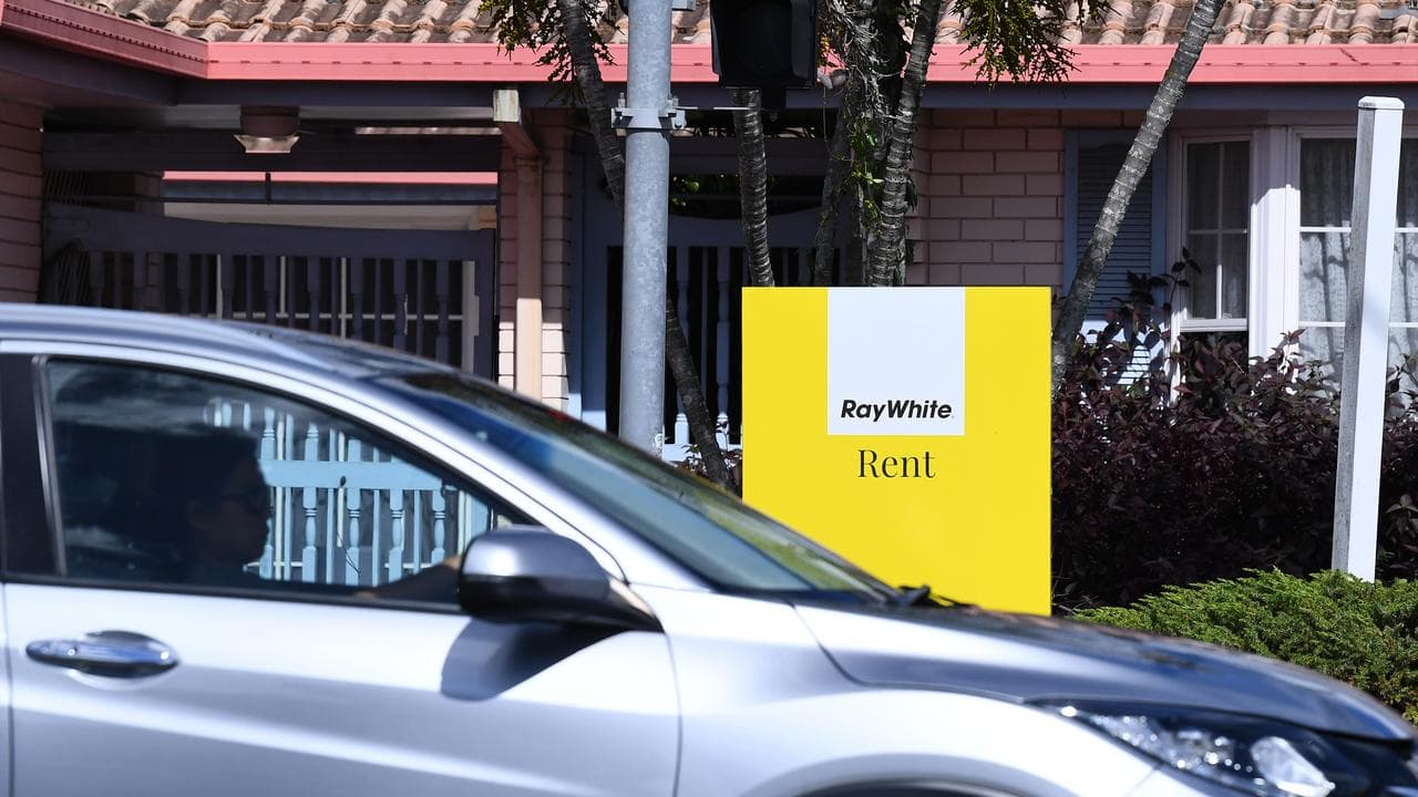 A rental sign outside a house (file image)