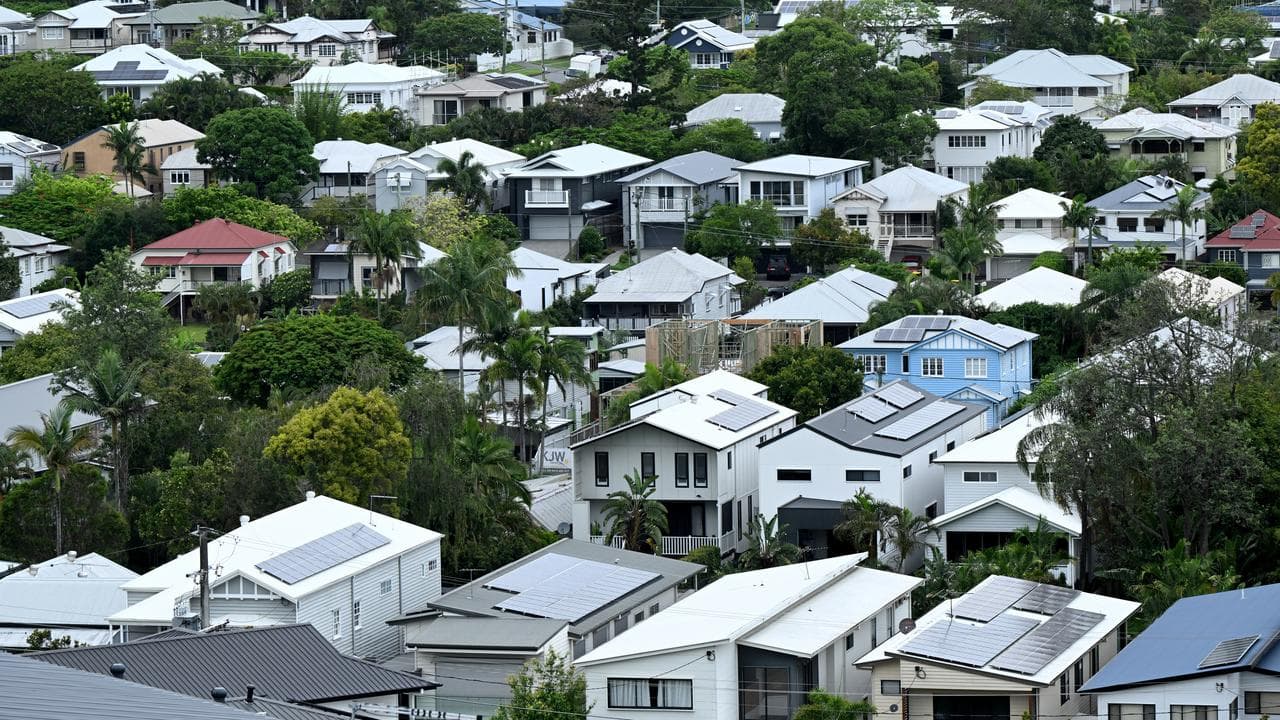 Residential homes in a suburb (file image)