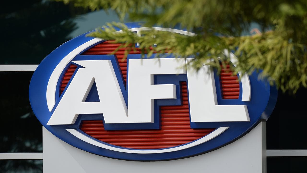 Signage at AFL House (file image)