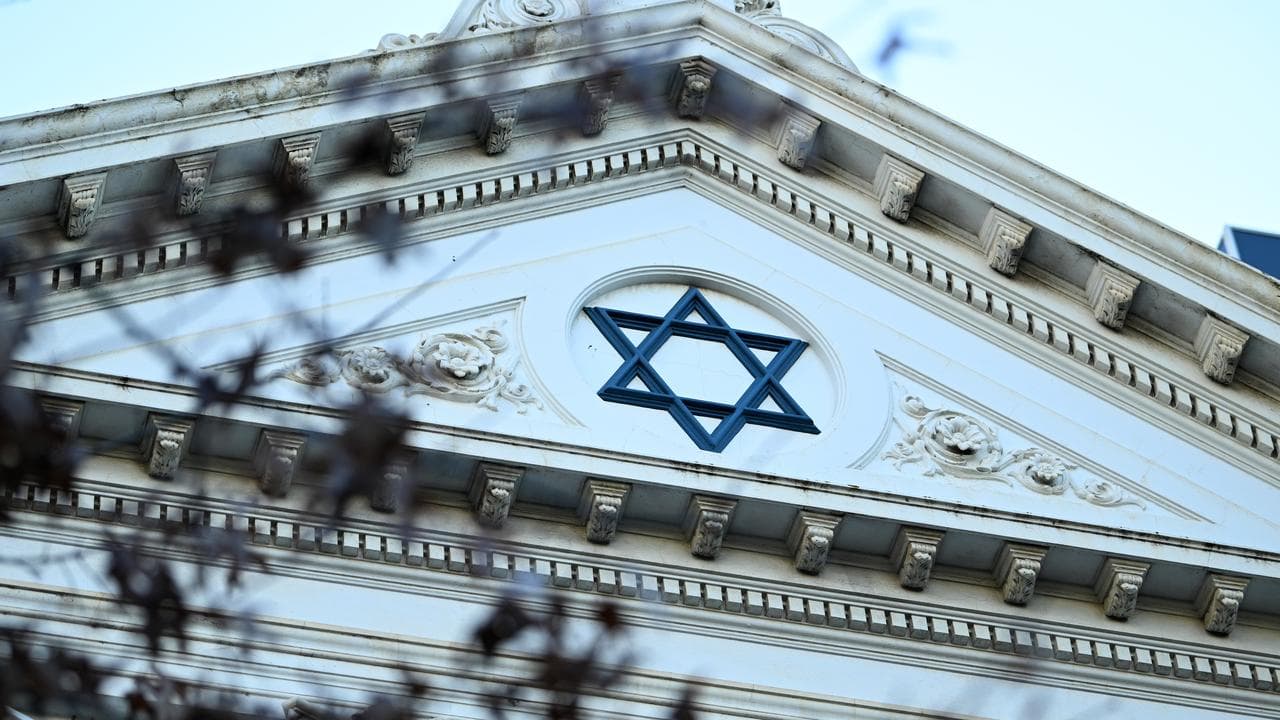 The exterior of the East Melbourne Hebrew Congregation (file image)