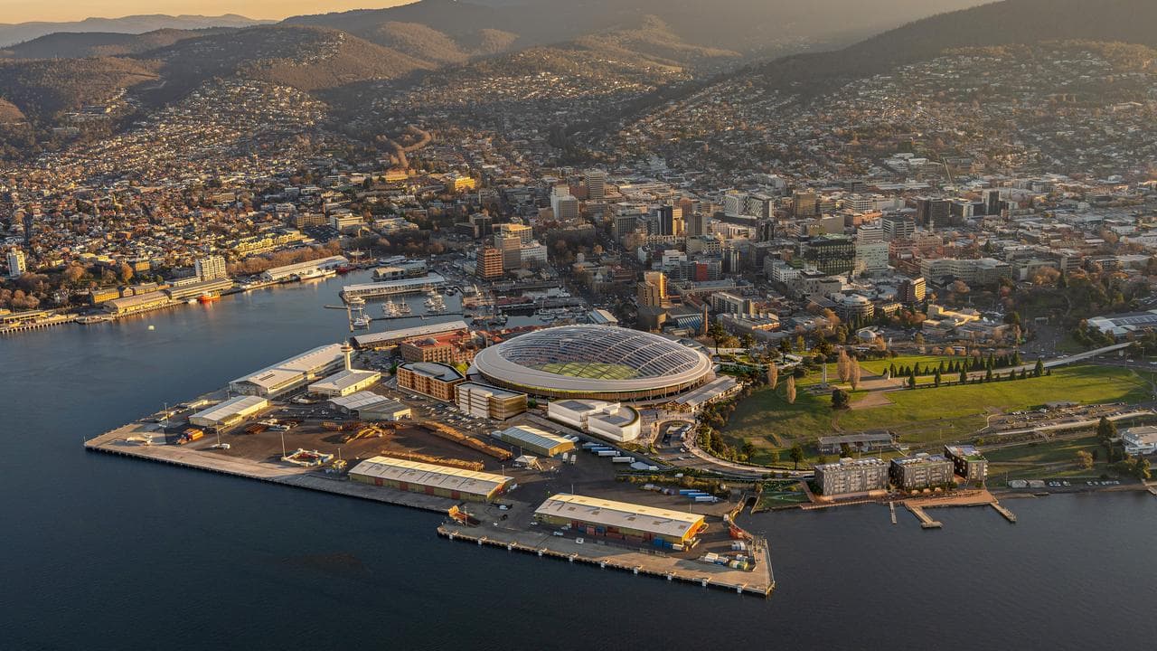 Proposed AFL stadium at Macquarie Point
