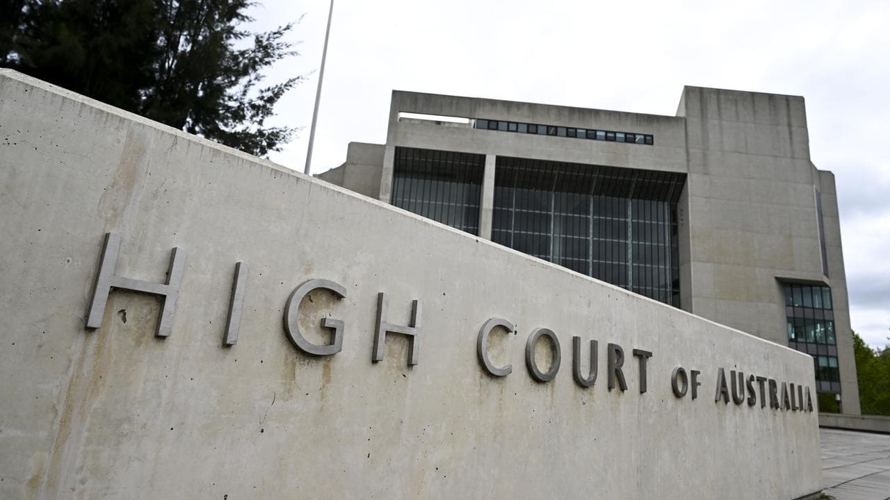The High Court of Australia in Canberra (file image)