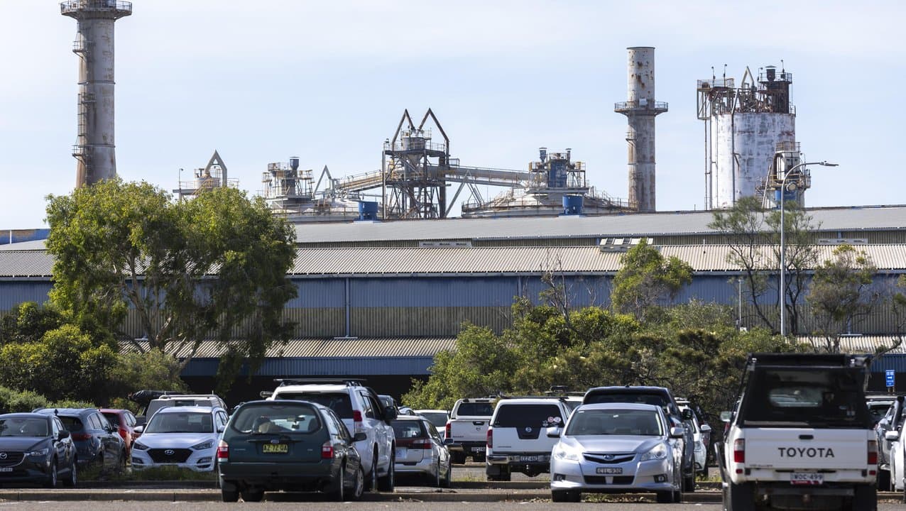 Tomago Aluminium smelter in NSW