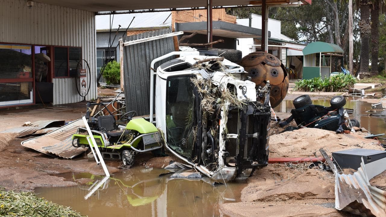 Flood damage in the town of Eugowra (file image)