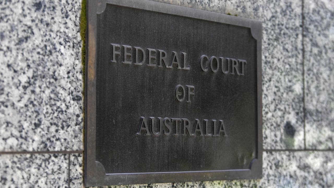 Signage for the Federal Court of Australia (file image)
