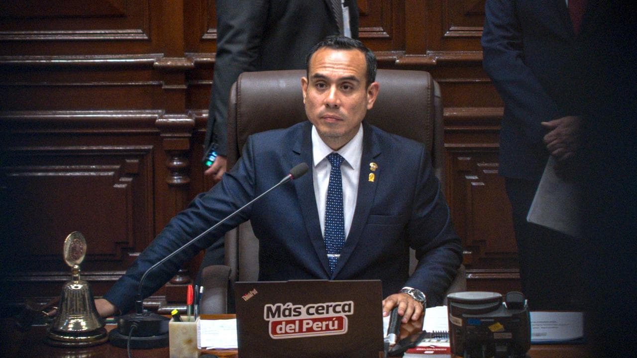 President of Peru's Congress, Jose Jeri