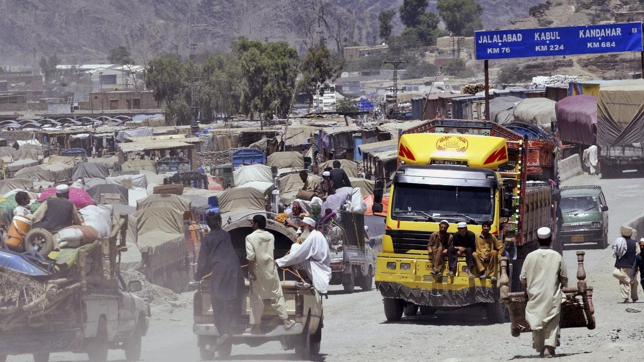 The Torkham border crossing