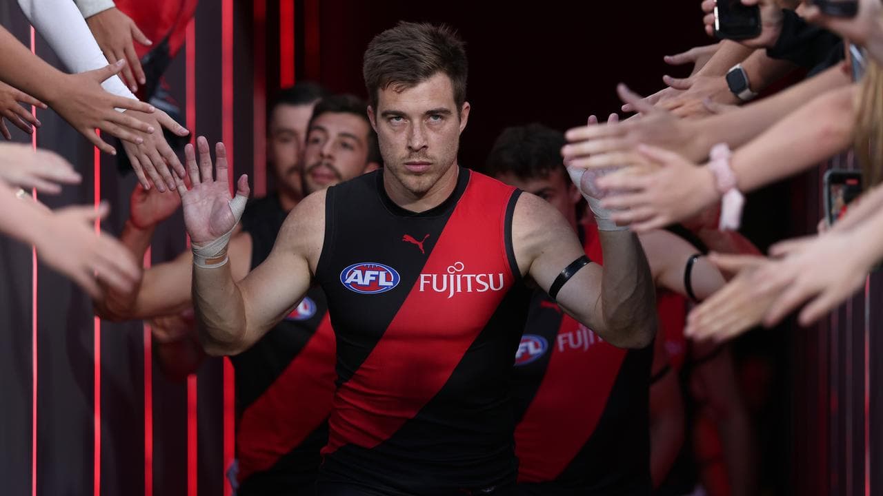 Zach Merrett of the Bombers.