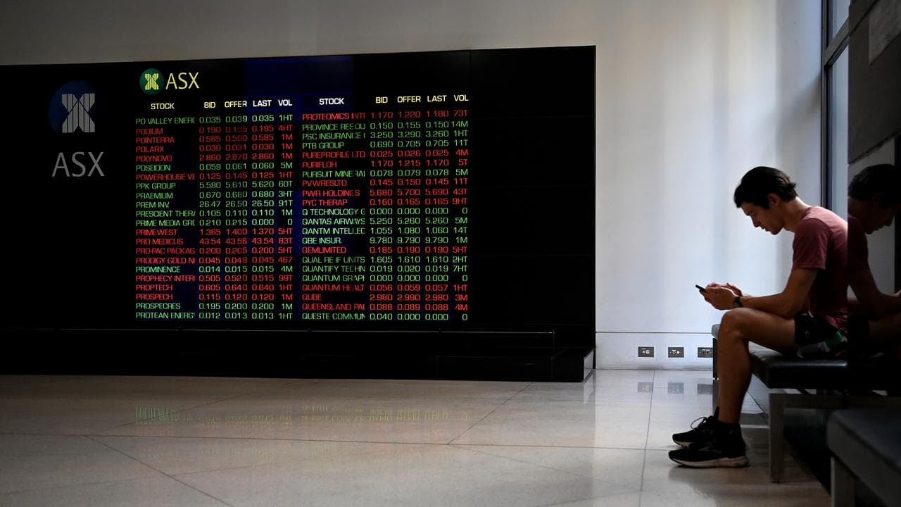 An investor at the ASX