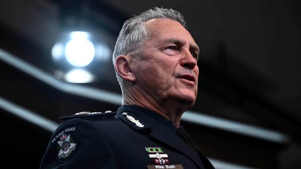 Victoria Police Chief Commissioner Mike Bush