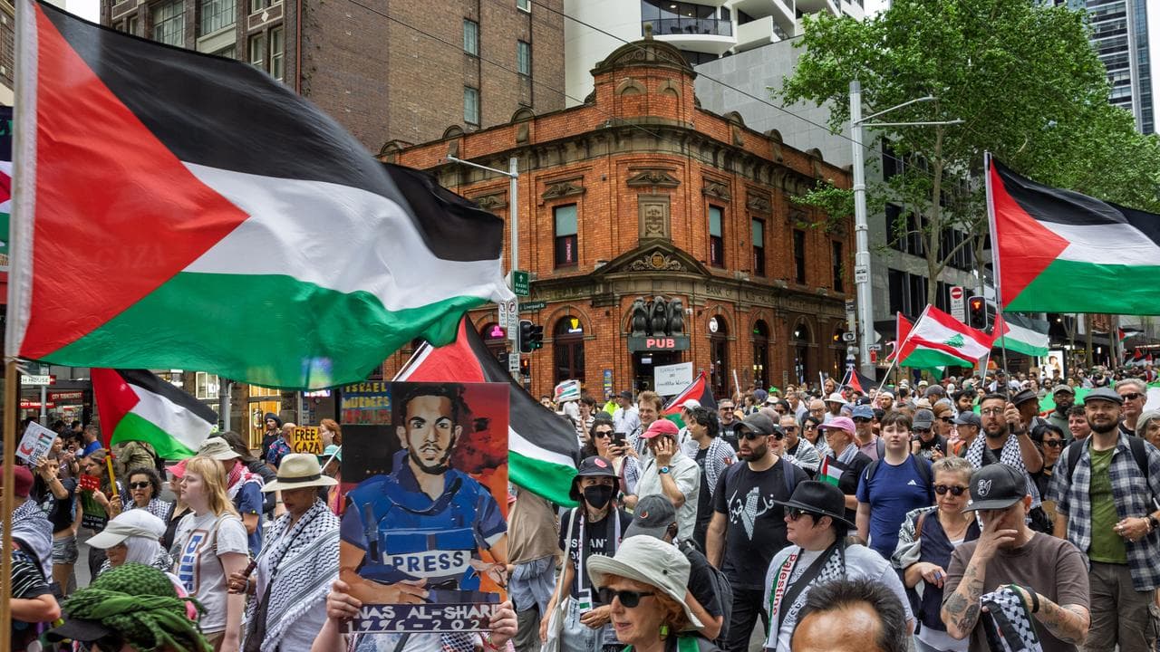 Palestinian rally in Sydney