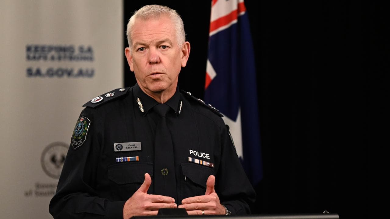 South Australia Police Commissioner Grant Stevens