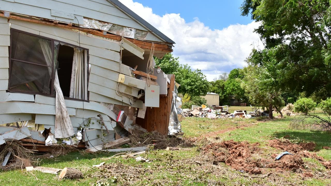 Flood damage is seen in Eugowra (file)