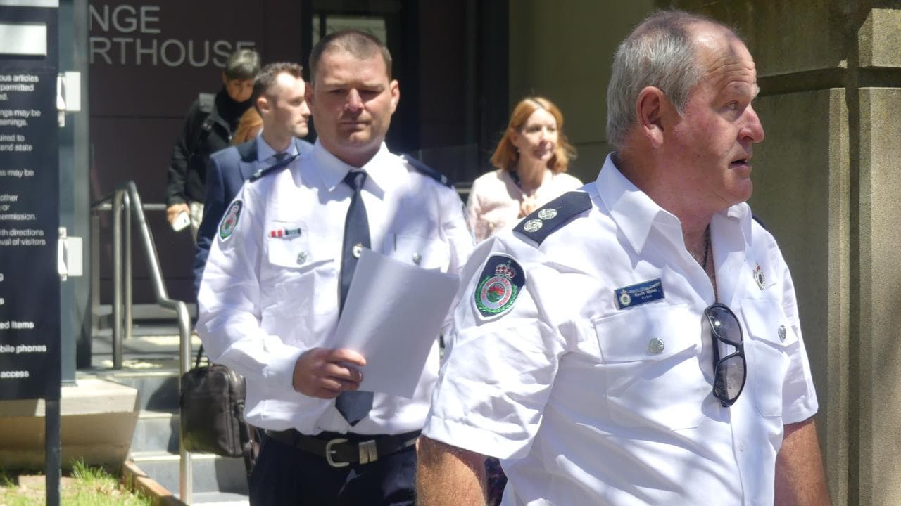 RFS volunteer Patrick Welsh (centre)