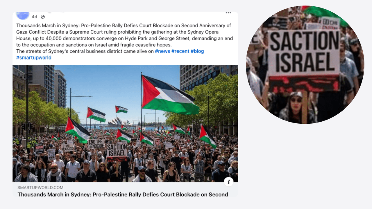 A screenshot of a Facebook post.