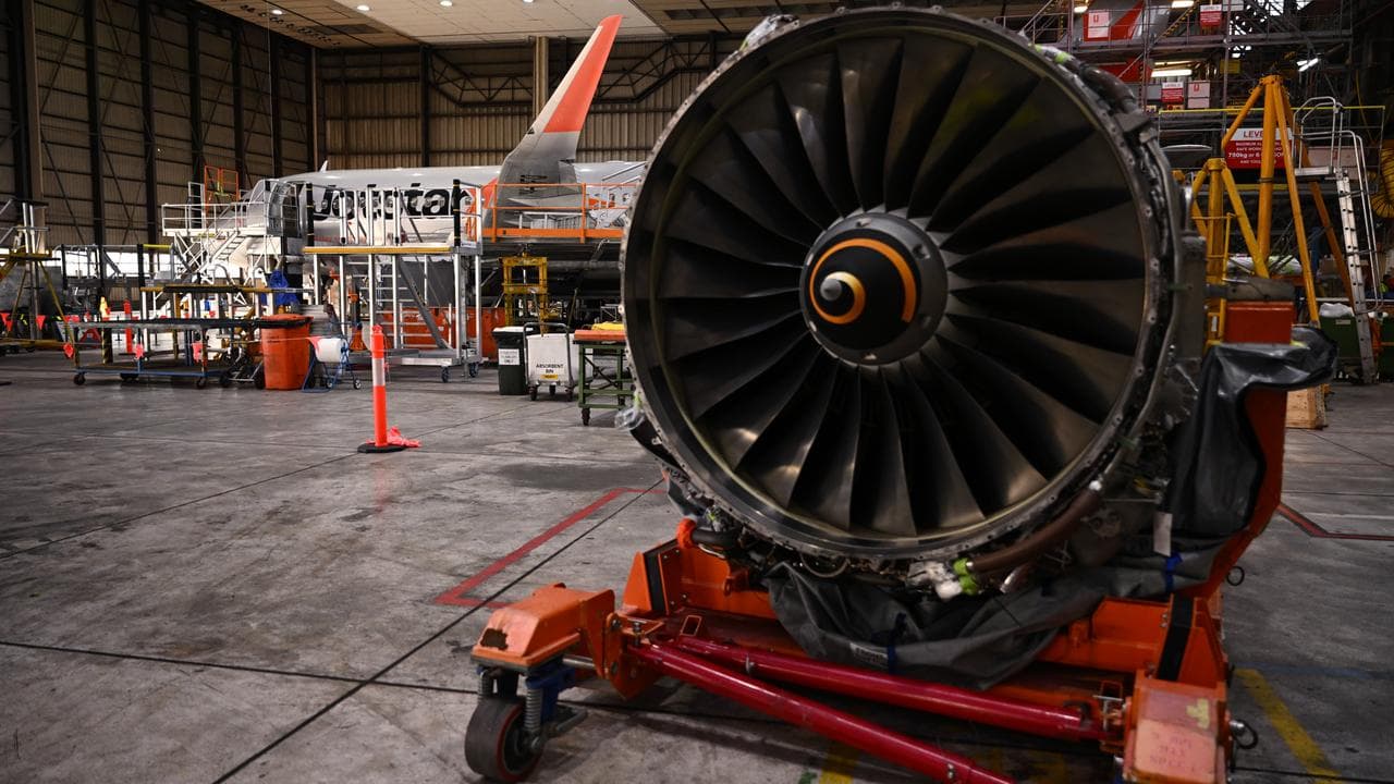 An engine for a Jetstar aircraft (file)