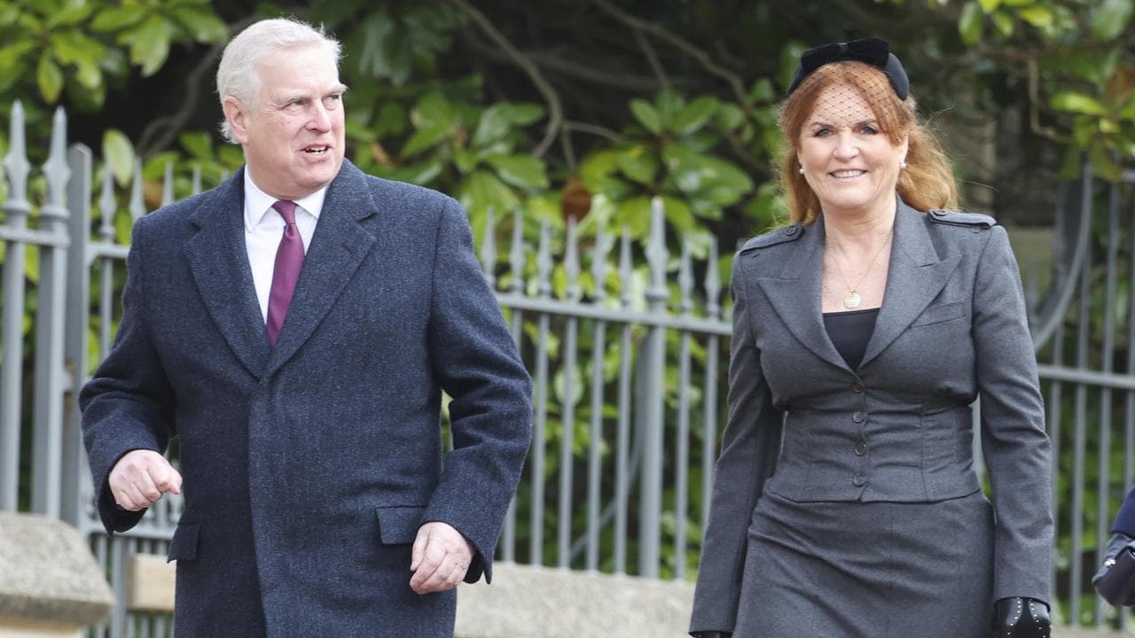 A file photo of Prince Andrew and Sarah Ferguson 