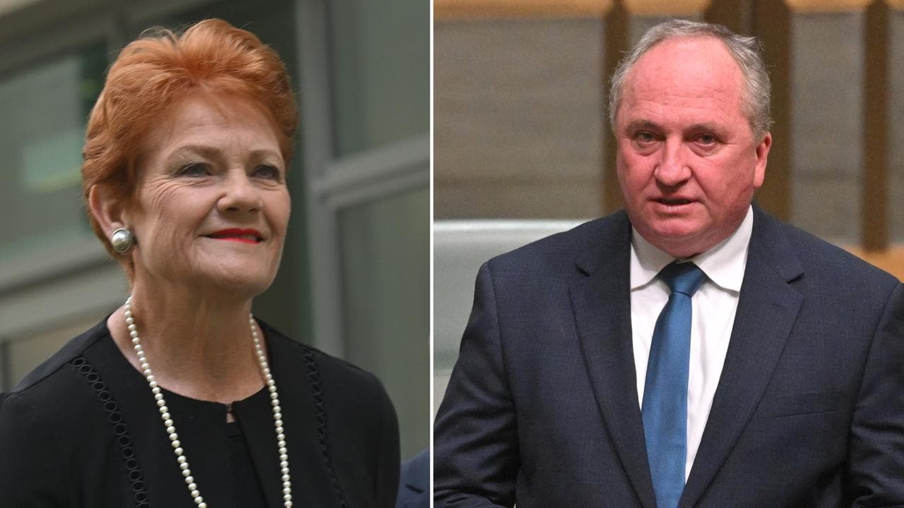 Pauline Hanson Barnaby Joyce