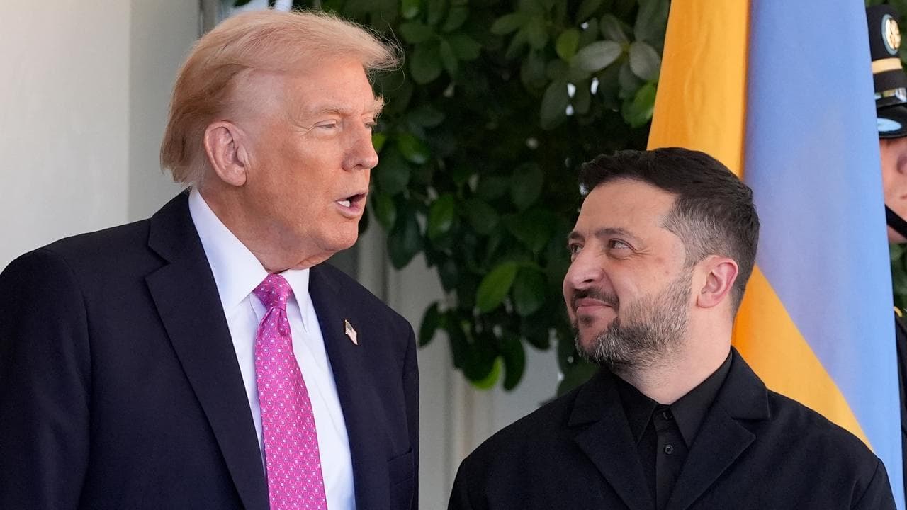 President Donald Trump, Ukraine's President Volodymyr Zelenskiy