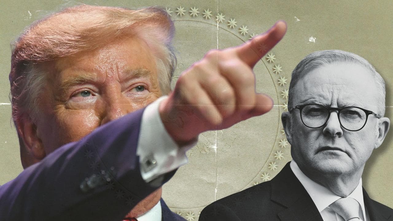 Donald Trump and Anthony Albanese