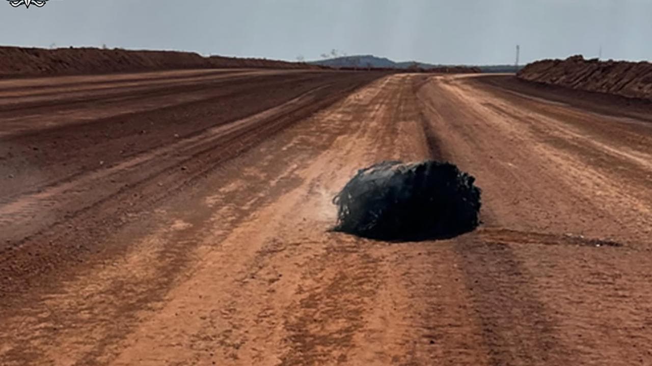 Space junk on a road