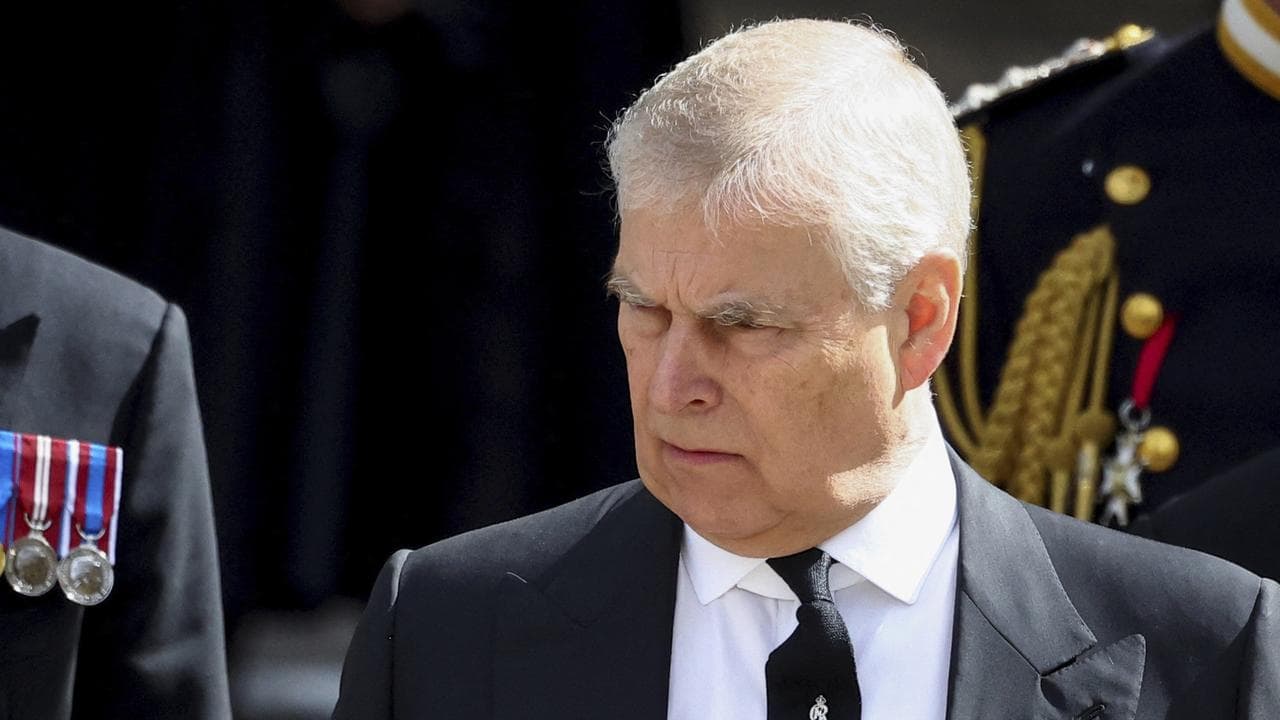 A file photo of Prince Andrew