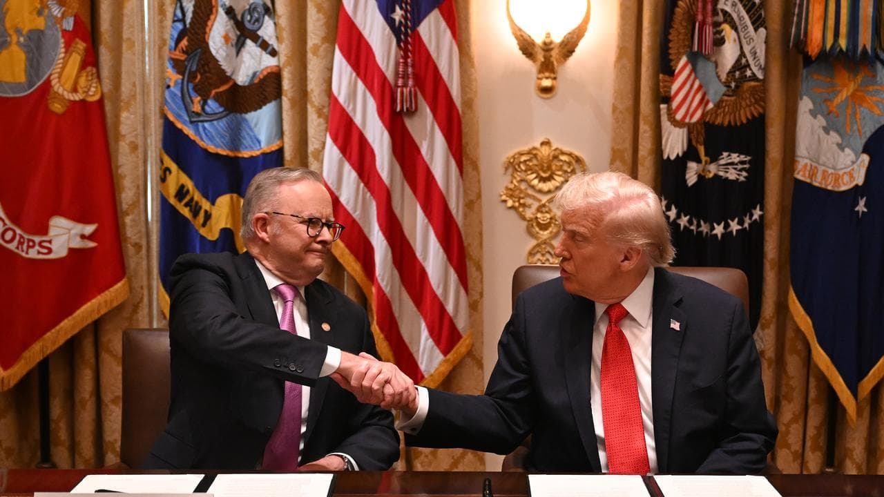 Anthony Albanese and US President Donald Trump