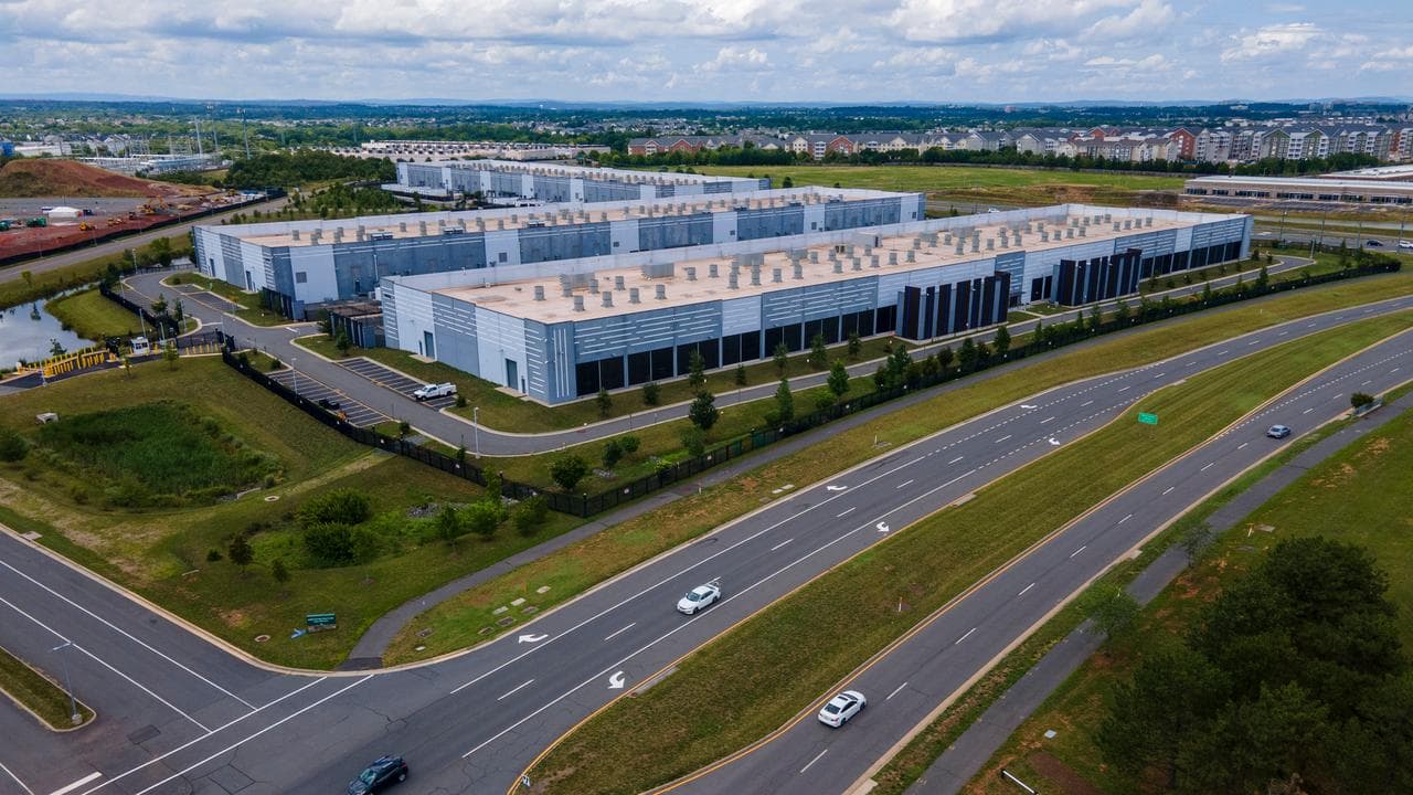 A data centre in Virginia