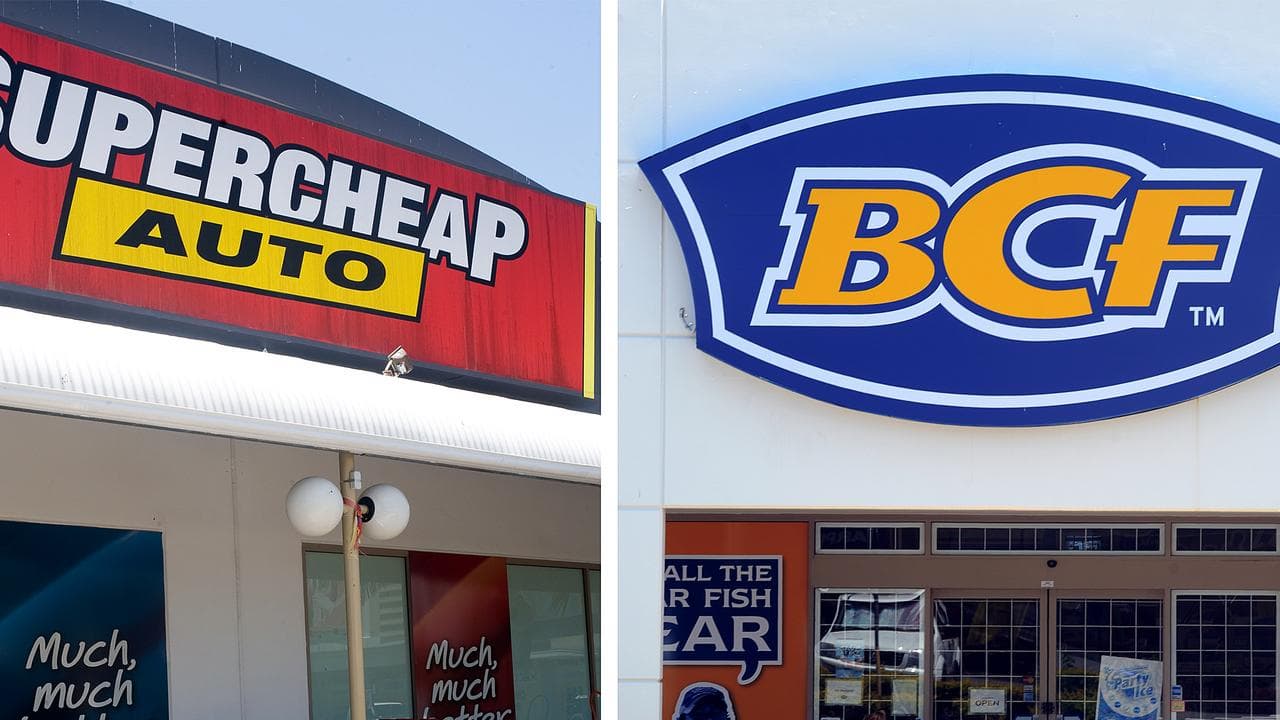 Supercheap Auto and BCF (Boating Camping Fishing) stores in Brisbane
