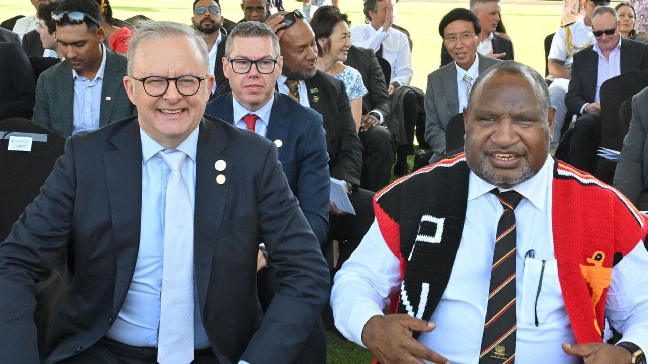 PM Anthony Albanese and Papua New Guinea’s Prime Minister James Marape