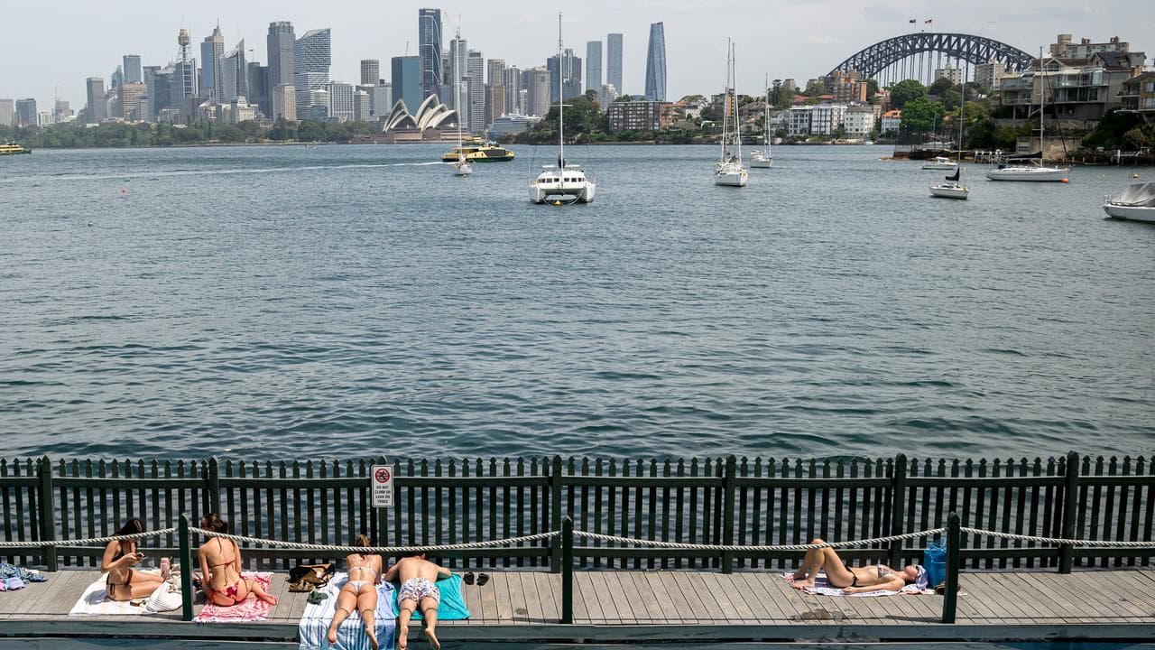 Swimmers at Maccallum Seawater Pool in Sydney