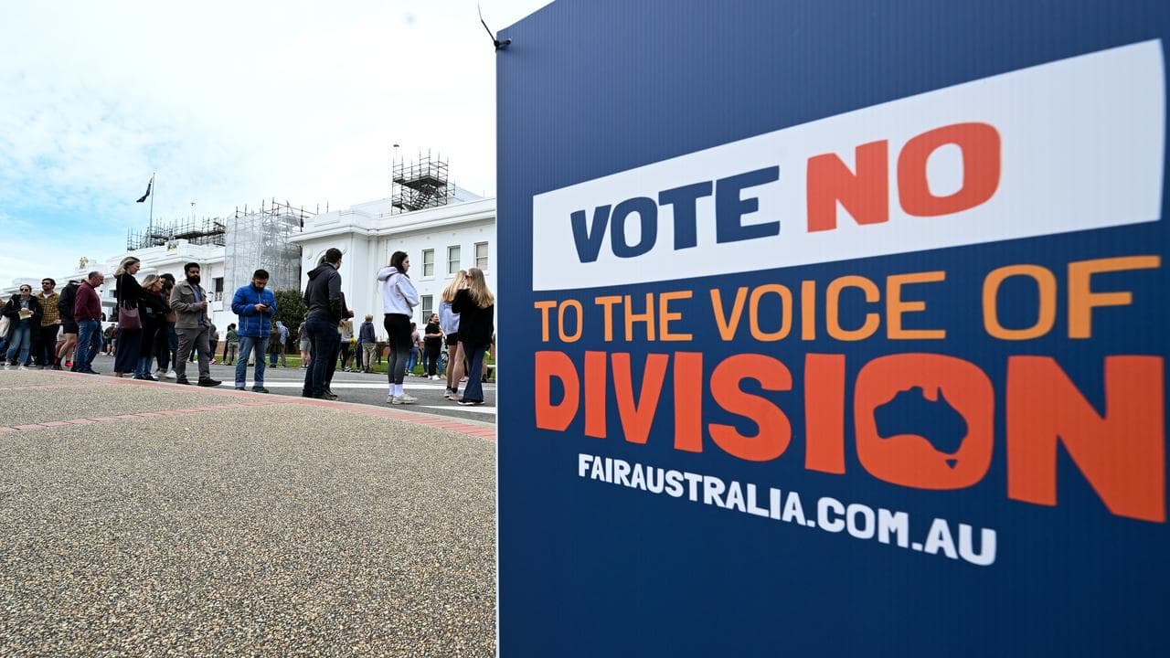 A file photo of referendum voters