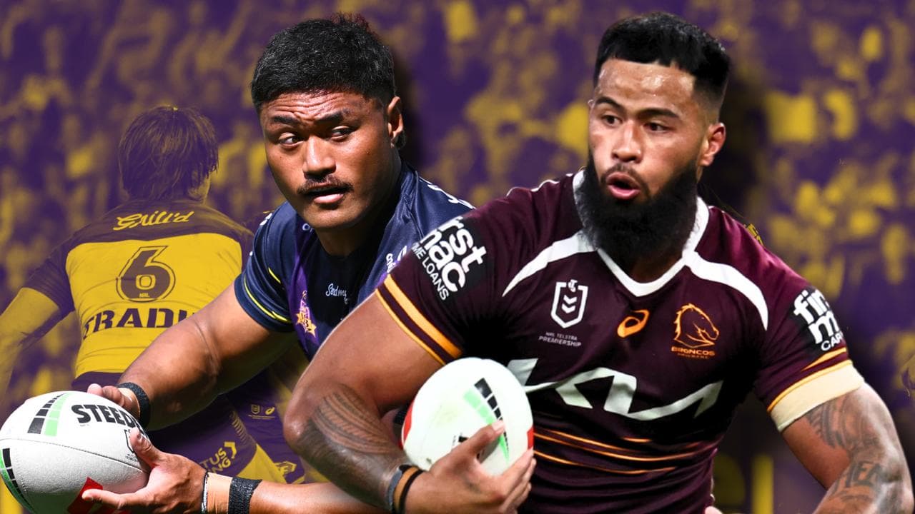 (L-R) Stefano Utoikamanu and Payne Haas.