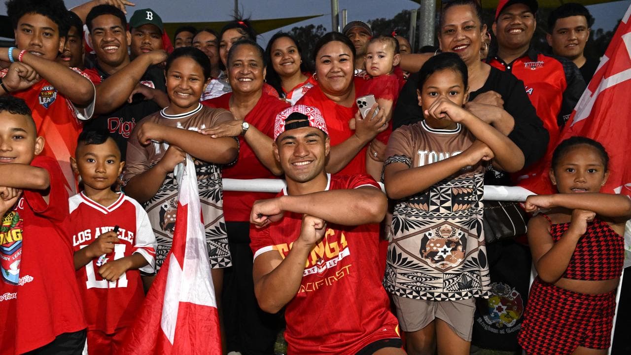 Isaiya Katoa was celebrated by Tongans at the fan day