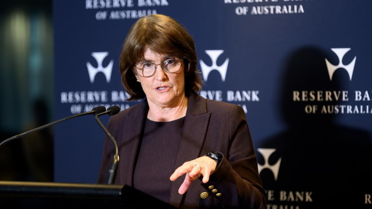 RBA governor Michele Bullock