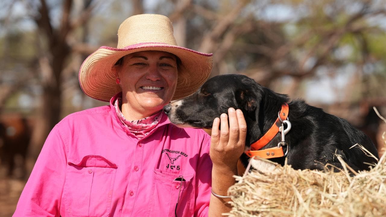 Beck Smith and border collie Duke
