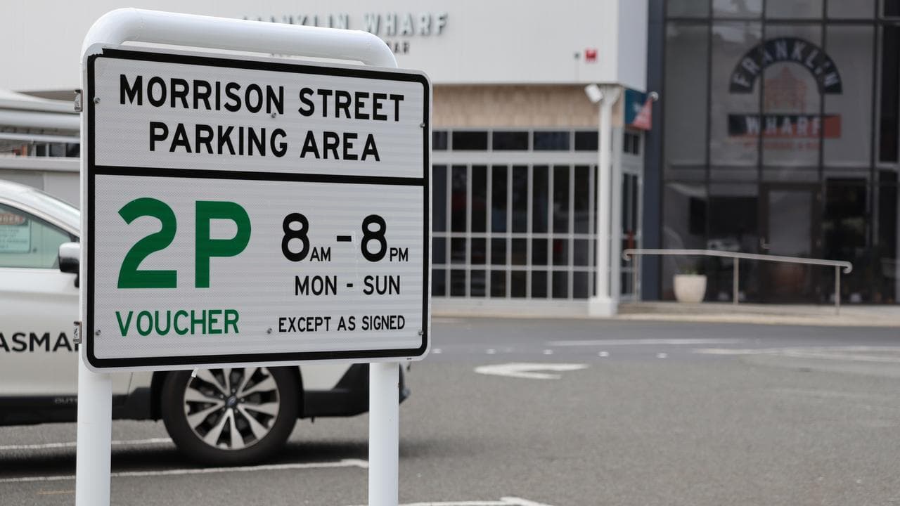 The Morrison Street car park area at Hobart's waterfront