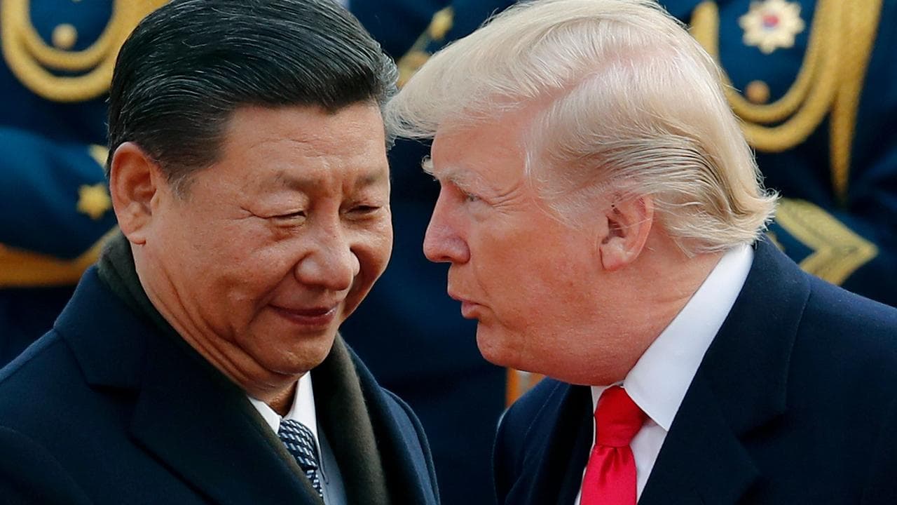Xi Jinping and Donald Trump
