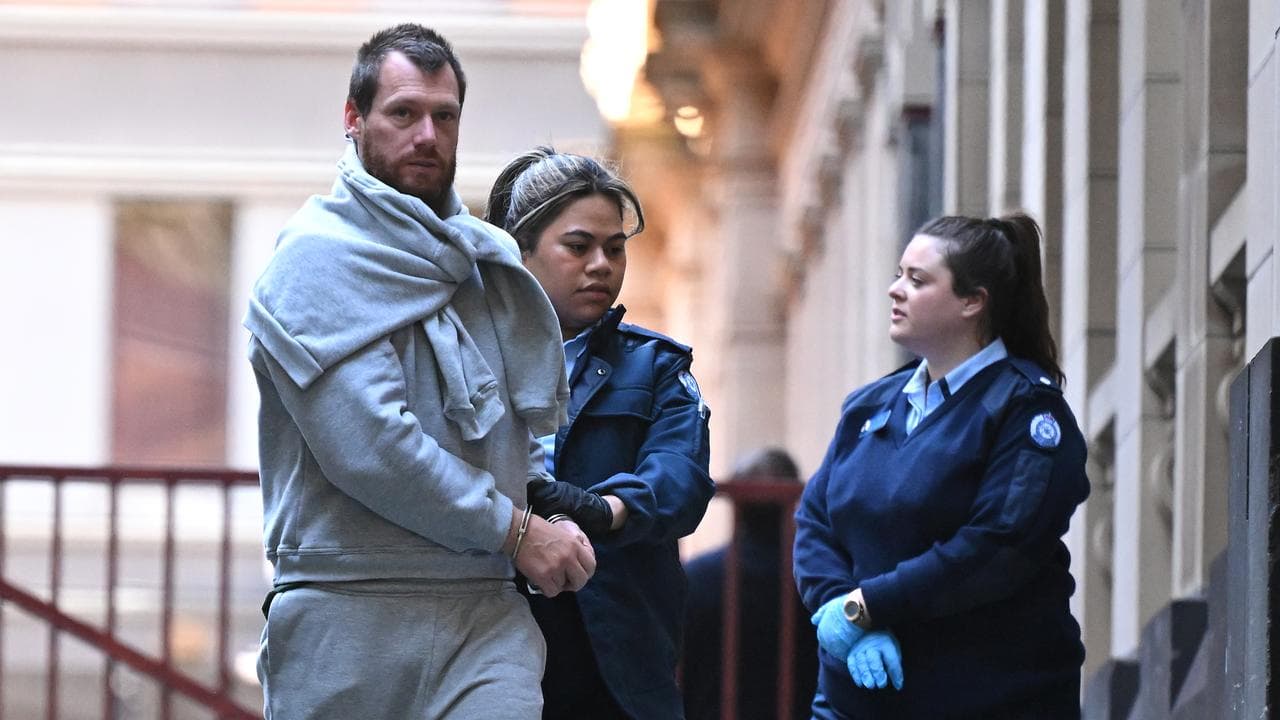 Aaron Bernath arrives at the Supreme Court