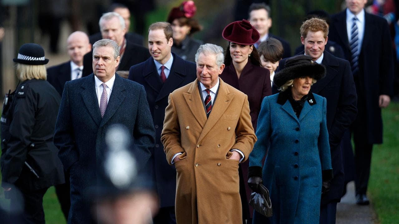 A file photo of the royal family