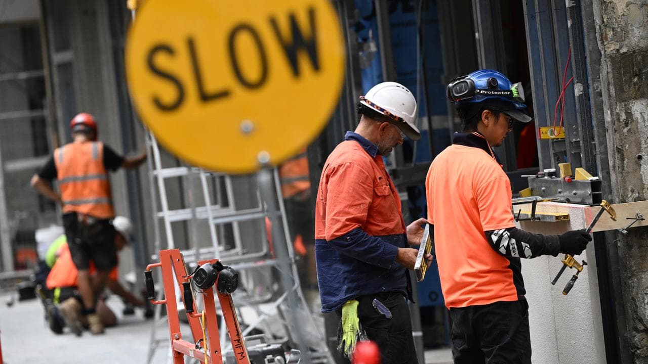 A photo of construction workers.