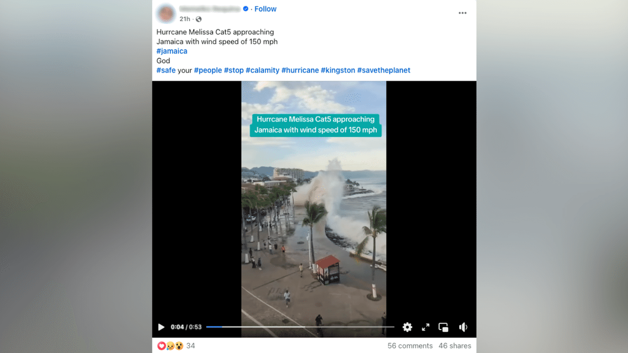 A screenshot of a Facebook post.